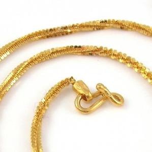 22k Gold Twisted Panel Chain