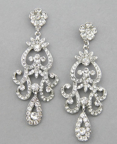 Chandelier crystal earrings
