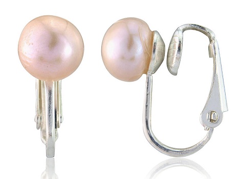 Clip on Pearl Earrings