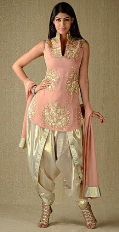 Dhoti Style Salwar Suit