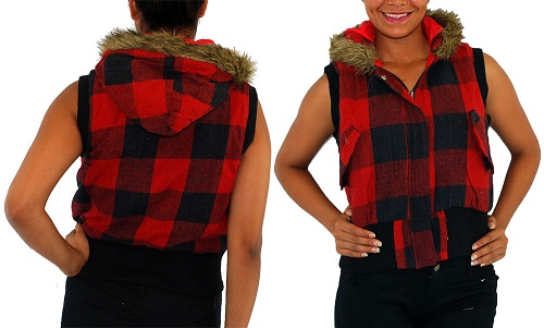 Flannel vest
