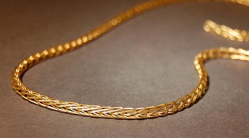Foxtail Long Gold Chain Designs