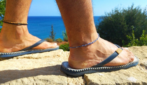 Gemstone Foot Anklet for Men