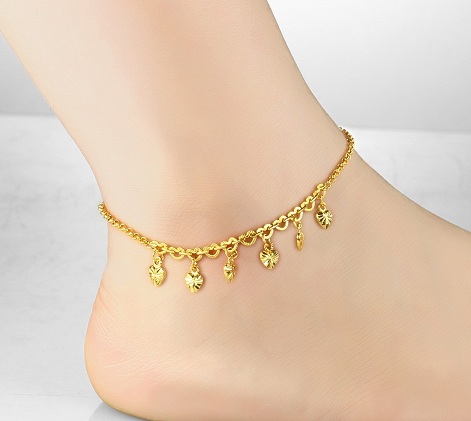 Golden Leg Anklets for Women