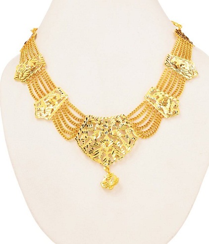 Perfect Occasional Wear Gold Plated Necklace