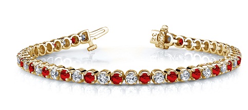 Red Gemstone Bracelet