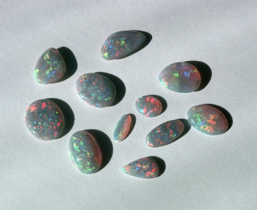 The Black Opal Gemstone