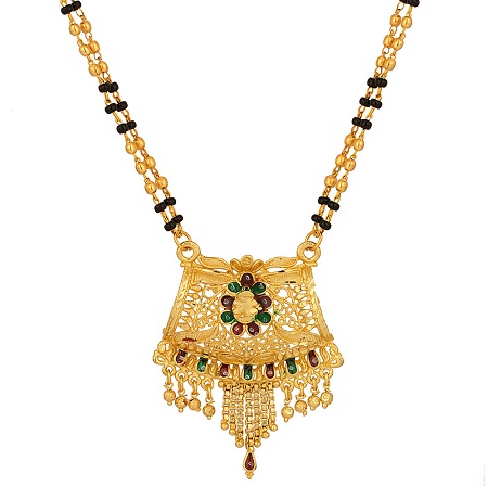 Two stranded chain Gold Platted Mangalsutra