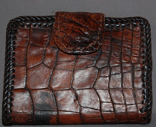 Alligator Wallet with Snap