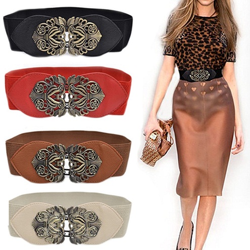 Lehenga Style Saree Online | Buy Rust Fancy Ready To Wear Lehenga Style  Saree With Belt