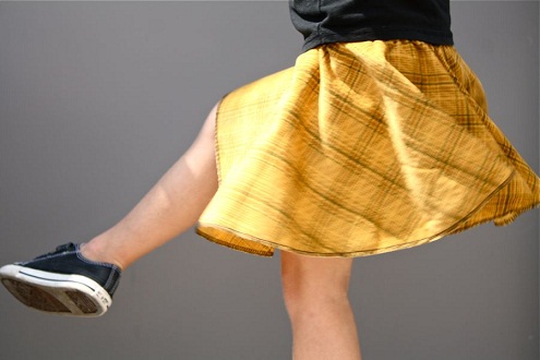 Circle casual skirt