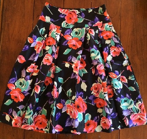 Circular Floral Skirt