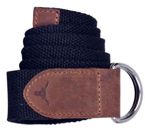 Leather Canvas Belt