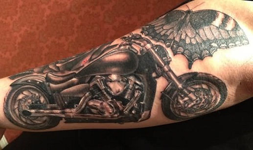 Motorcycle Tattoo Design