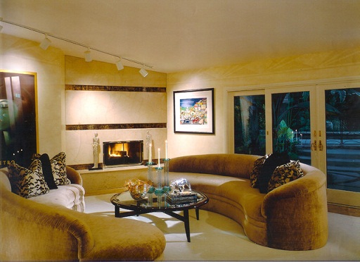 Art deco living room furniture
