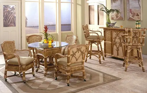 bamboo dining room furniture