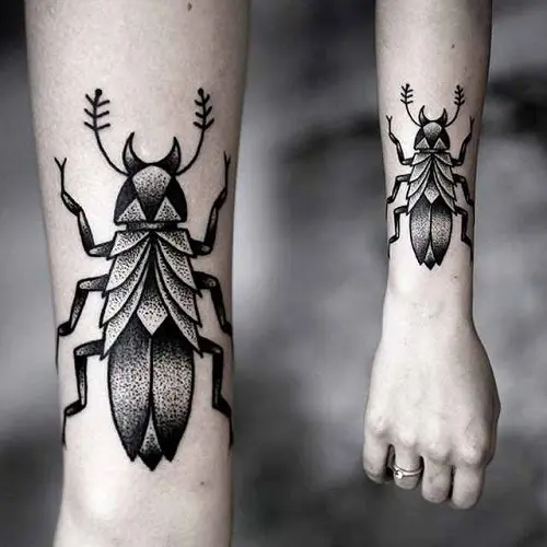 How to Draw a Scarab Beetle Tattoo  YouTube