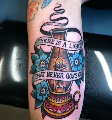 candle tattoo  All Things Tattoo
