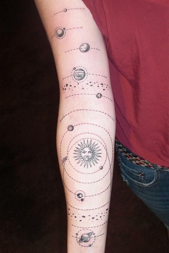 Celestial Universe Tattoos