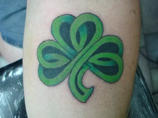 Celtic Trinity Shamrock Tattoo  LuckyFish Inc and Tattoo Santa Barbara