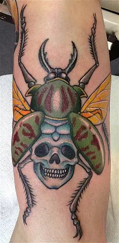 Beetle Tattoo  by Hope Rosemary  Hidden Lair Tattoo Wolverhampton UK   rtattoos