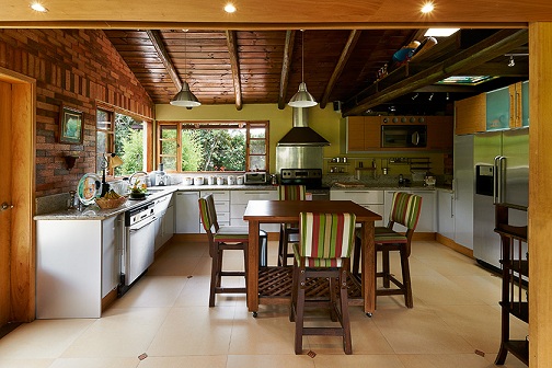 Classic Kitchen Design With Dining