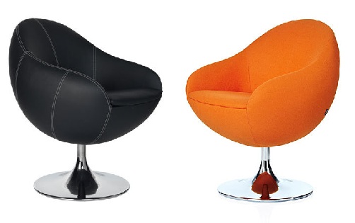 Comet Shaped Modern Bar Chairs