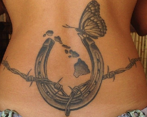Cool Barbed Wire Tattoo Design
