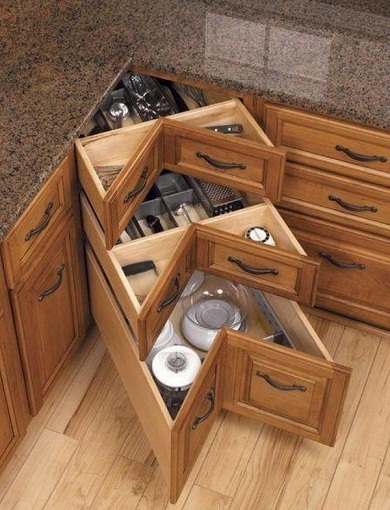 Corner kitchen cabinet