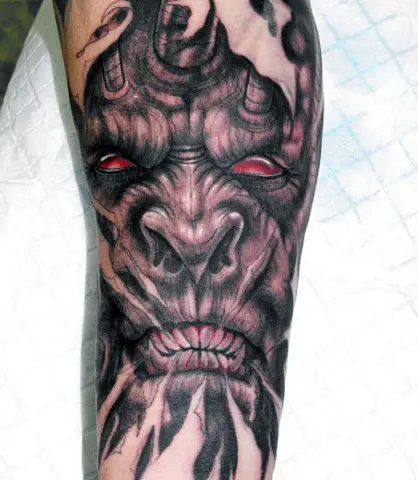 Top 9 Scary Demon Tattoo Designs for Men | Styles At Life