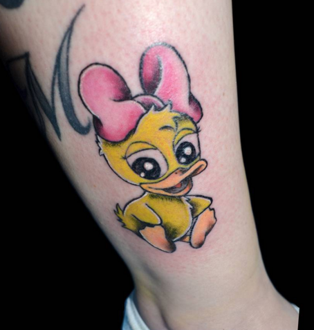 Daisy Duck in 2023  Daisy tattoo Duck tattoos Tattoos