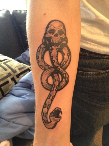 Unique  Geeky Tattoo Ideas  The Dark Mark from Harry Potter All Death  Eaters
