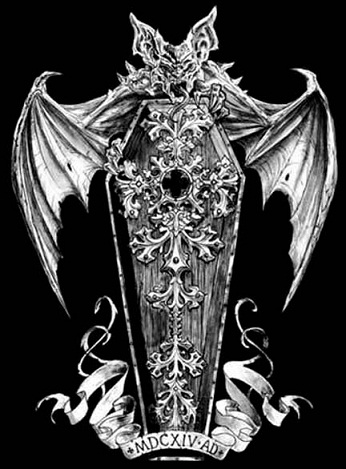Dragon coffin tattoo