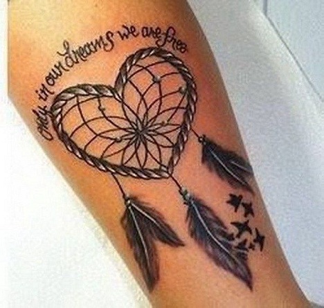 Dream Heart Designer Tattoo