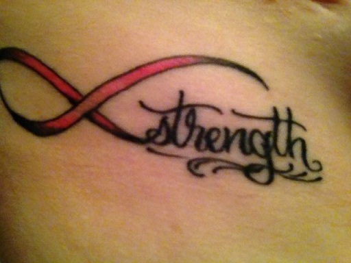 Empowering Breast Cancer Tattoo Design