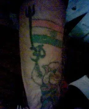 Indian flag tattoo  Flag tattoo Tattoos Tattoo for son