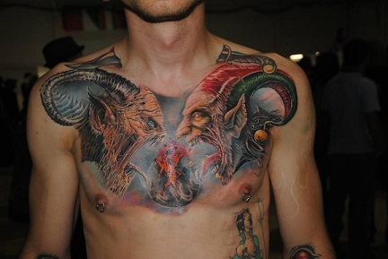 Fantasy Demon Tattoo