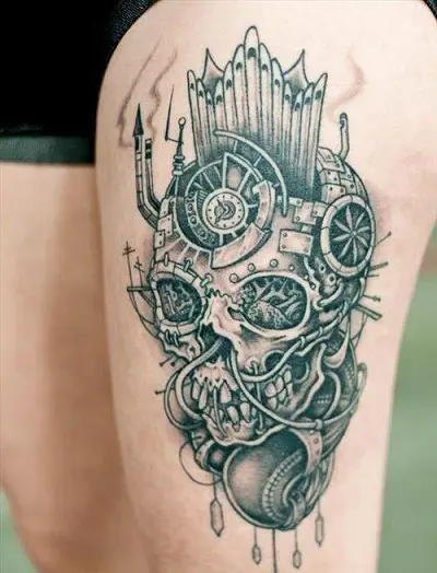 20 Of The Best Biomechanical Tattoos For Men in 2023  FashionBeans