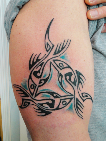 Fish Tribal Celtic tattoo design