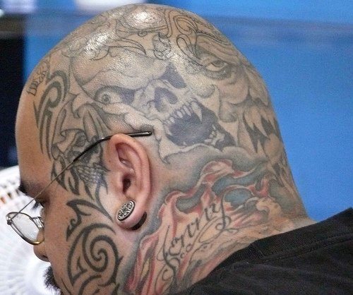 Full Head Tattoos