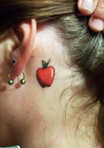 101 Best Apple Tattoo Ideas Youll Have To See To Believe  Outsons