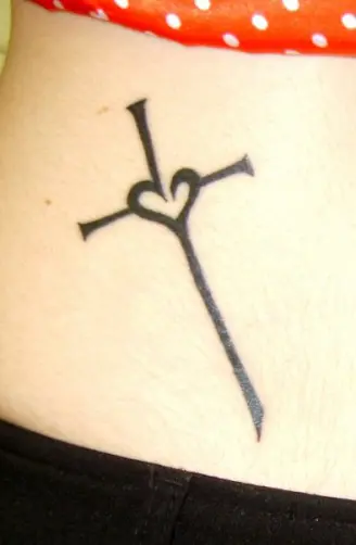Cross and Heart tattoo by Lollo Tattoo  Post 19384