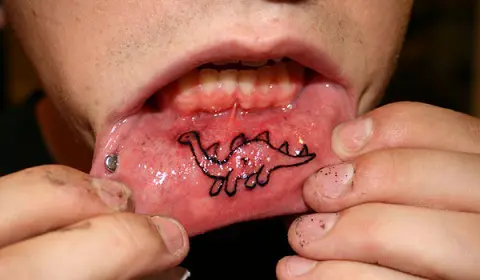 Kiss Tattoo on Neck 40 Excellent Ideas to get Inked