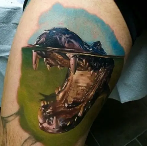 Tattoo artist Emersson Pabon  iNKPPL  Alligator tattoo Crocodile tattoo  Lion tattoo sleeves