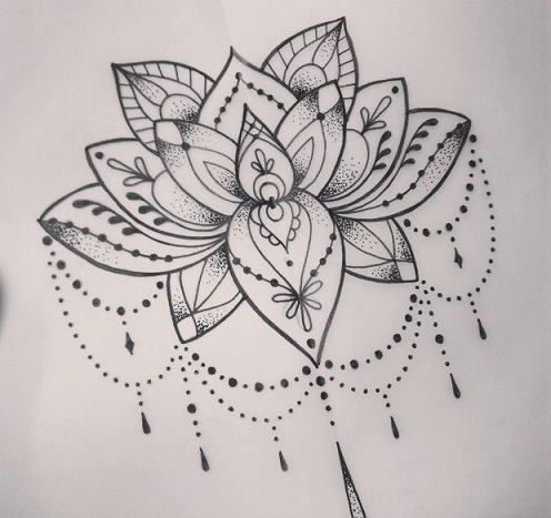 Tattoo sketch  Mandala flower tattoos Floral mandala tattoo Geometric mandala  tattoo