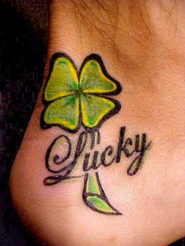 Lucky Clover tattoo design