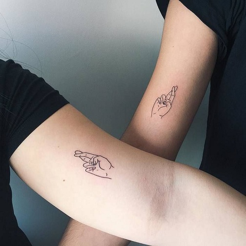 25 Stylish And Cute Matching Tattoos for Couples | Styles At Life