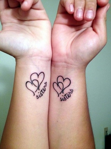 Matching Heart -Sister Tattoo