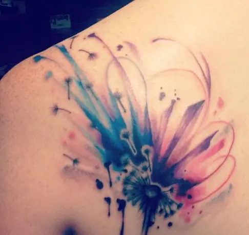 Azarja van der Veen on Twitter Watercolor dandelion tattoo tattoos  tattooer flower flowers dandelion watercolor watercolortattoo  breathe ribtattoo httpstcopBIKQnJWjp httpstco2P0hg6KwGR   Twitter