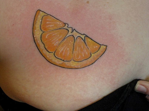 orange tattoo designs